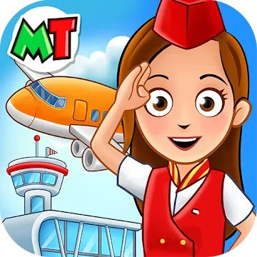 My Town : Airport. Free Airplane Games for kids MOD APK icon