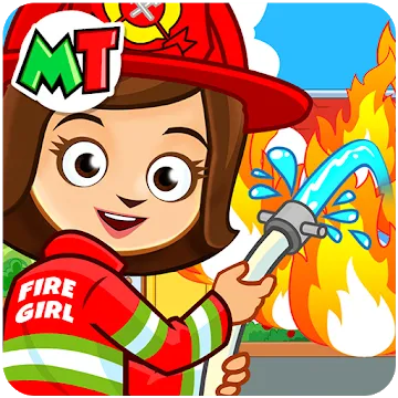 My Town : Fireman & Fire Station Story Game MOD APK icon