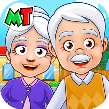 My Town : Grandparents Play home Fun Life Game MOD APK icon