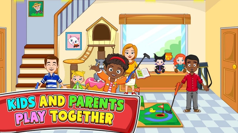 My Town Friends house game APK - screenshot 2