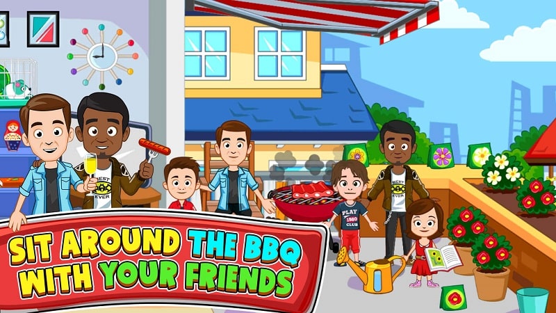 My Town Friends house game APK - screenshot 4