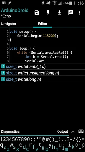 ArduinoDroid - screenshot 1