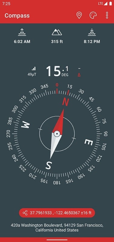 Compass & Altimeter APK - screenshot 1