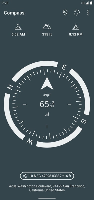 Compass & Altimeter APK - screenshot 2