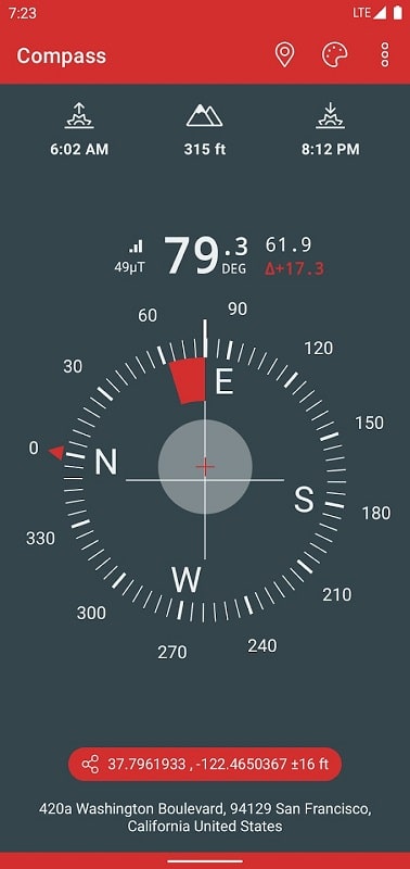 Compass & Altimeter APK - screenshot 4