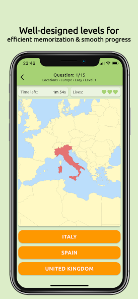 Country Mania: the World Quiz - screenshot 2