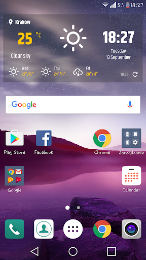 Simple Weather &a Clock Widget - screenshot 4