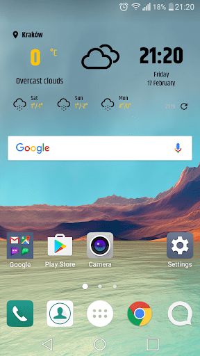 Simple Weather &a Clock Widget - screenshot 6