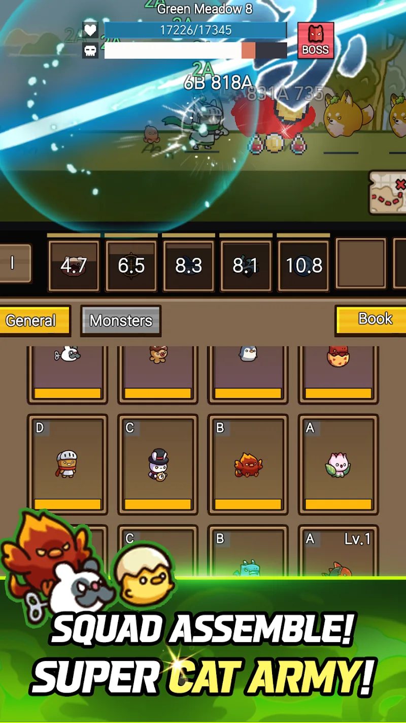 Cat Warrior Idle - screenshot 3