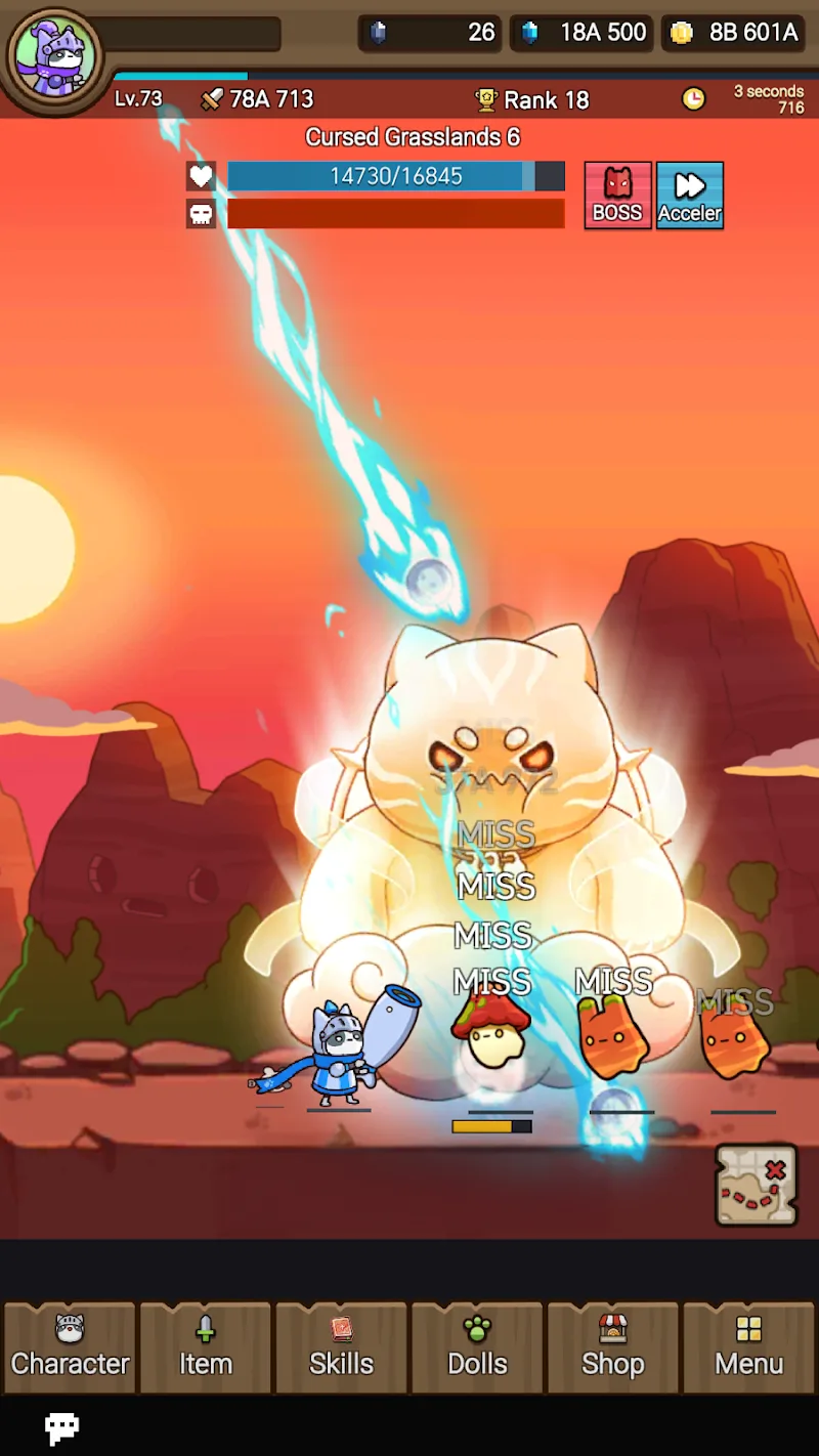 Cat Warrior Idle - screenshot 6