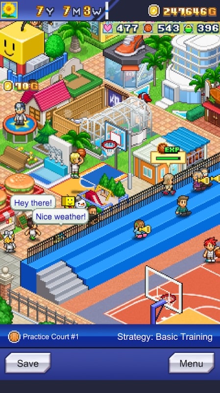Basketball Club Story APK - screenshot 2