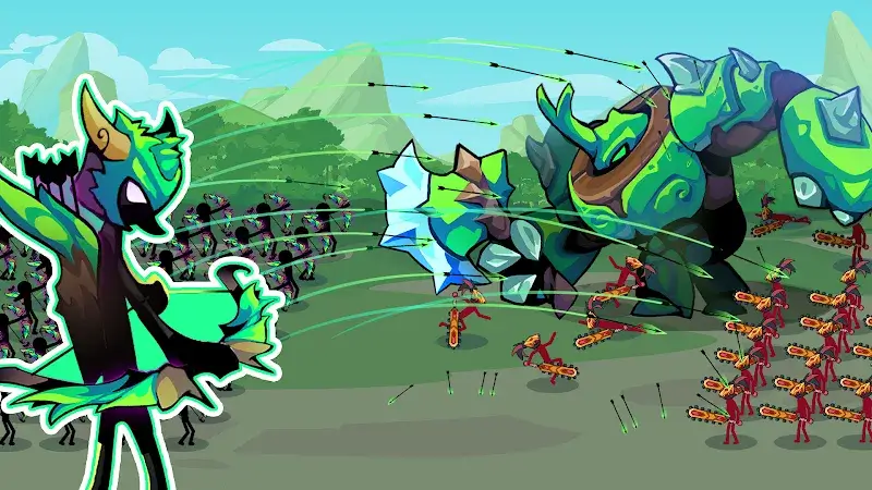 Stick Defense Survival War - screenshot 1