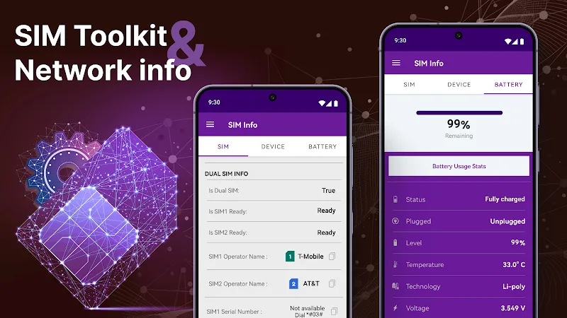 SIM Toolkit & Network info - screenshot 1