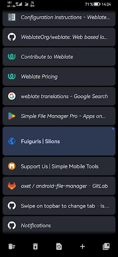 Fulguris Web Browser - screenshot 4