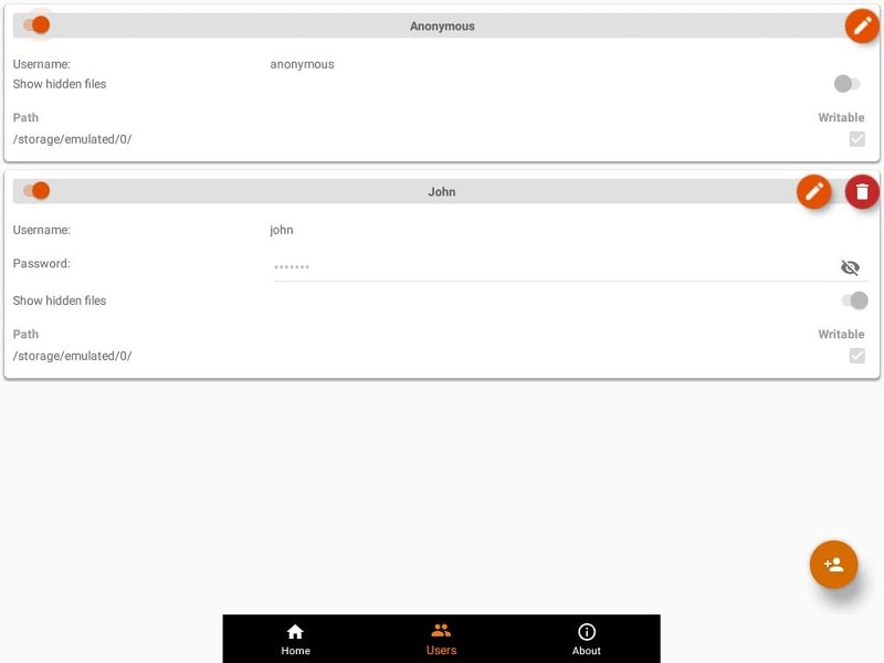 FTP Server APK - screenshot 2