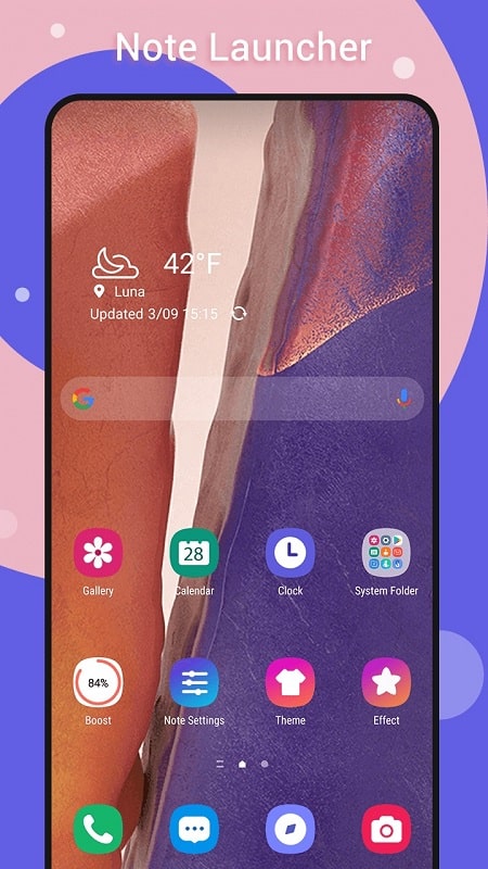 Note Launcher APK - screenshot 1