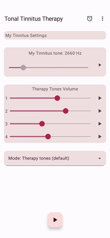 Tonal Tinnitus Therapy APK - screenshot 3