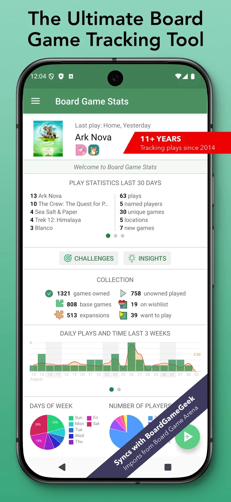 Board Game Stats v6.9.5 APK (Full Version) - screenshot 1
