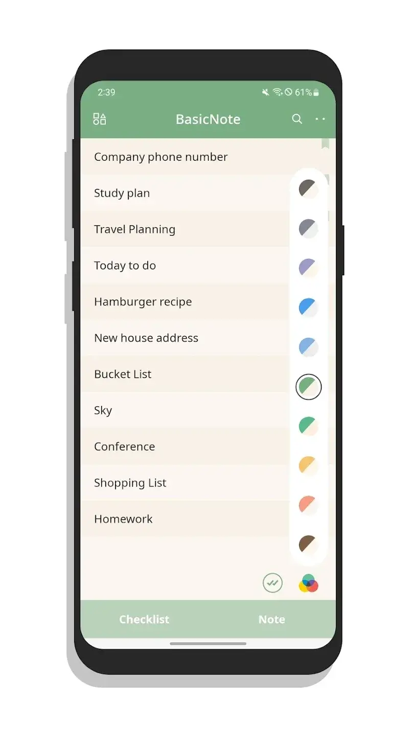 BasicNote Notes & Notepad - screenshot 3