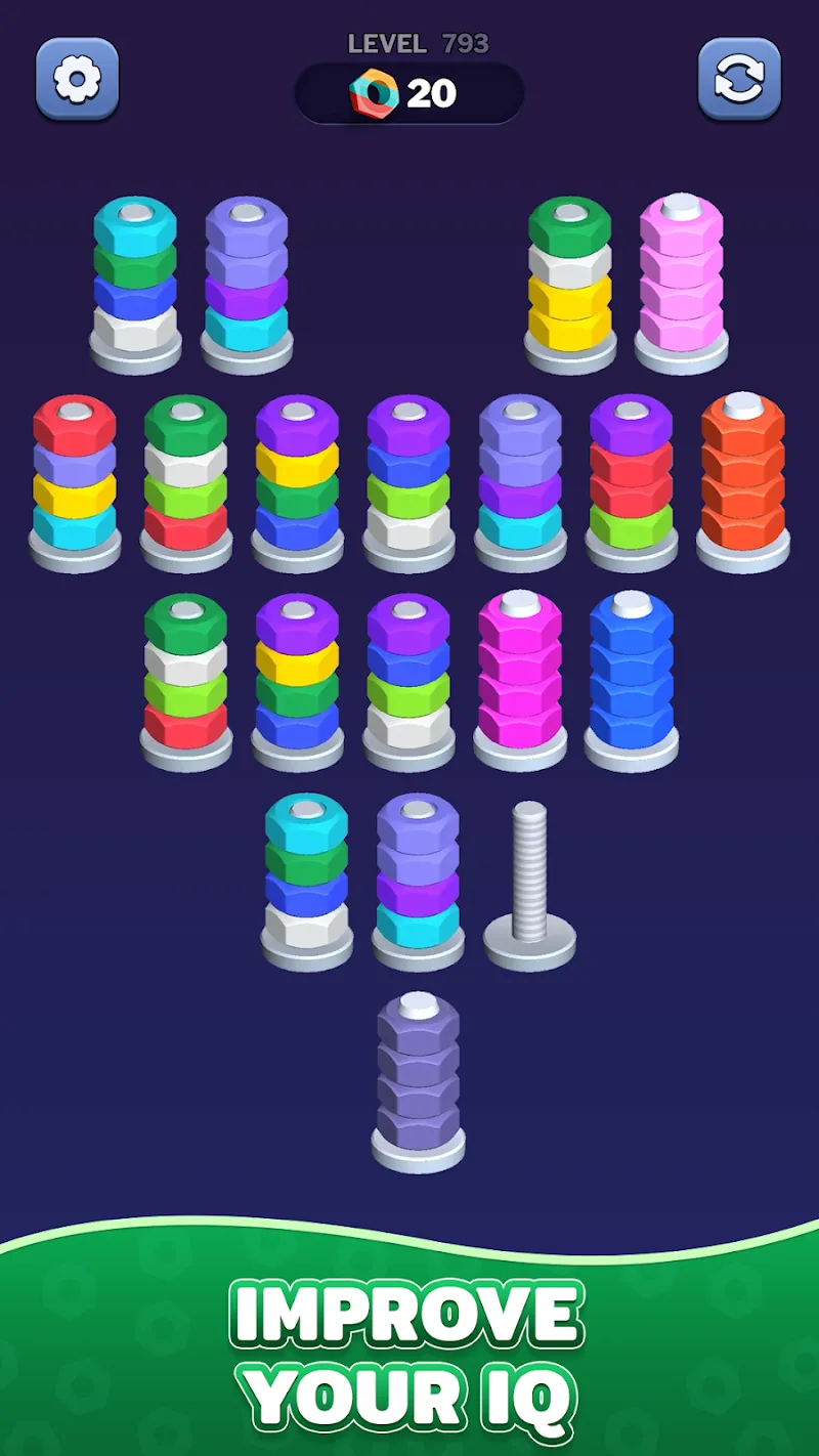 Nuts Color Sort - screenshot 4