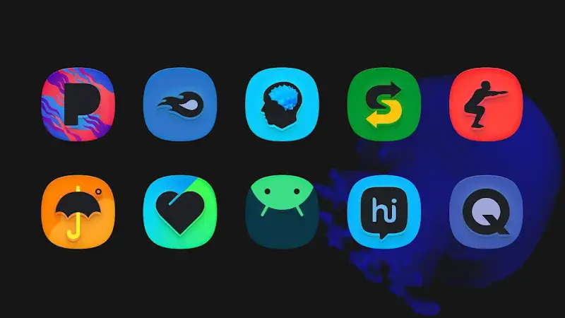 SuperBlack Icon Pack - screenshot 1