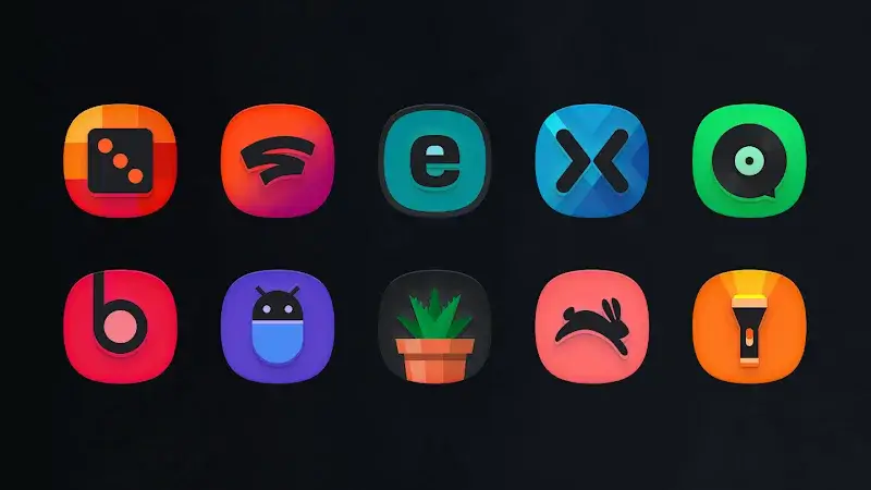 SuperBlack Icon Pack - screenshot 2