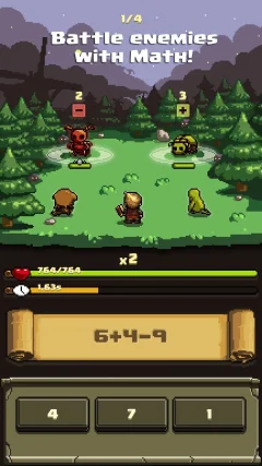 Math and Sorcery - Math Battle RPG - screenshot 3