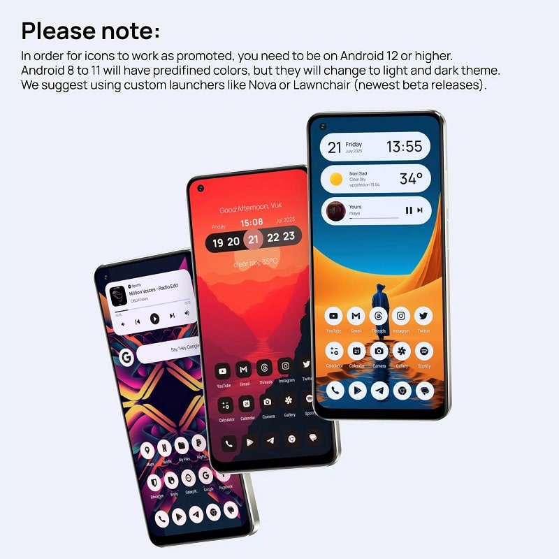Lena Adaptive Icon Pack - screenshot 1
