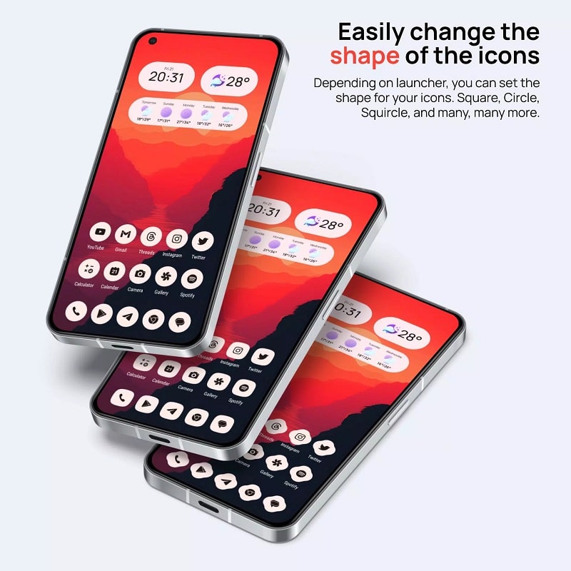 Lena Adaptive Icon Pack - screenshot 2