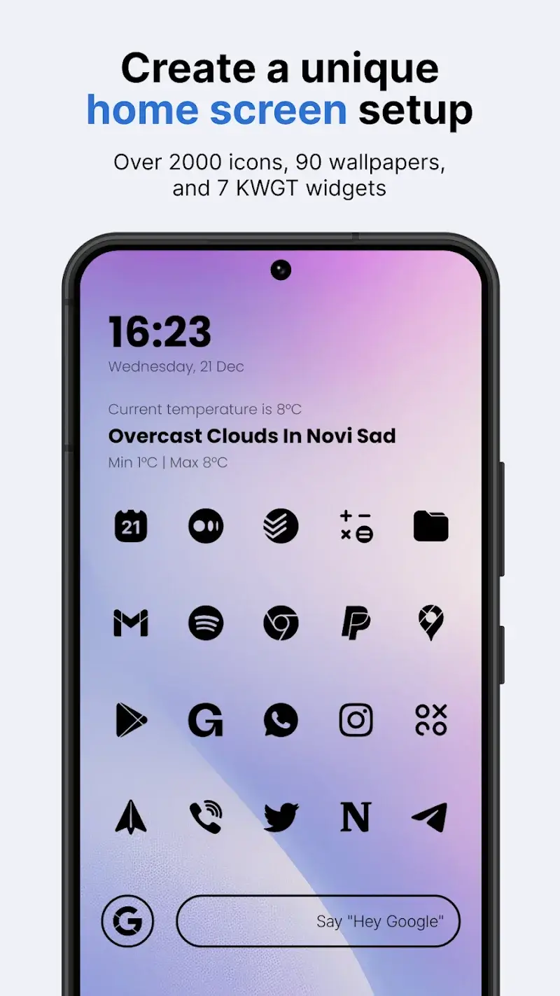 Lena Black - Glyph Icon Pack v2.1.4 APK (Full Version) - screenshot 1