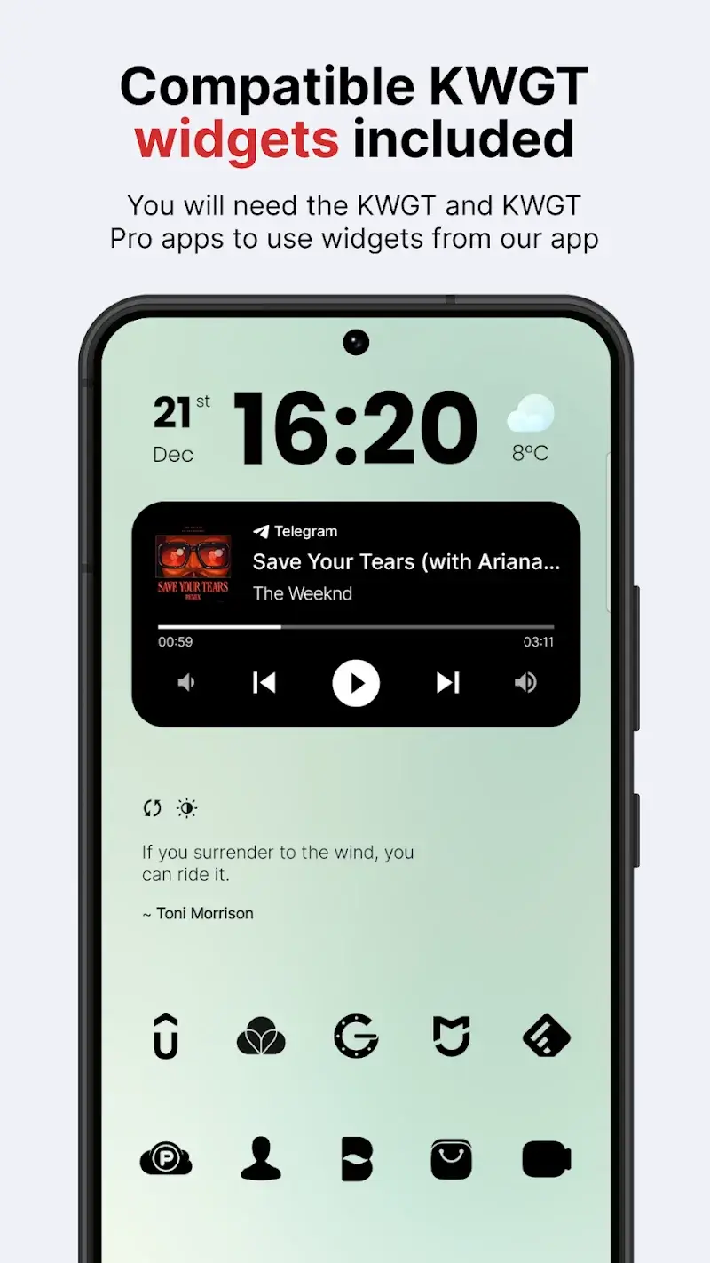 Lena Black - Glyph Icon Pack v2.1.4 APK (Full Version) - screenshot 3