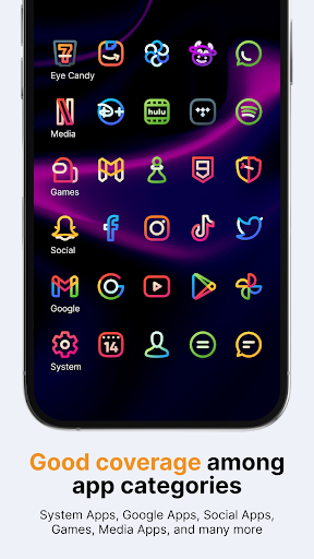Aline bold linear icon pack - screenshot 4