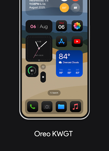 Oreo KWGT - screenshot 1