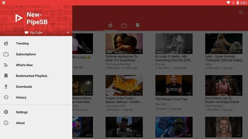 NewPipe 0.28.3 APK MOD (OptimizedLite) - screenshot 1