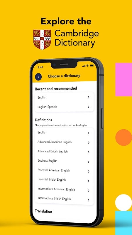 Cambridge Dictionary +Plus APK - screenshot 3