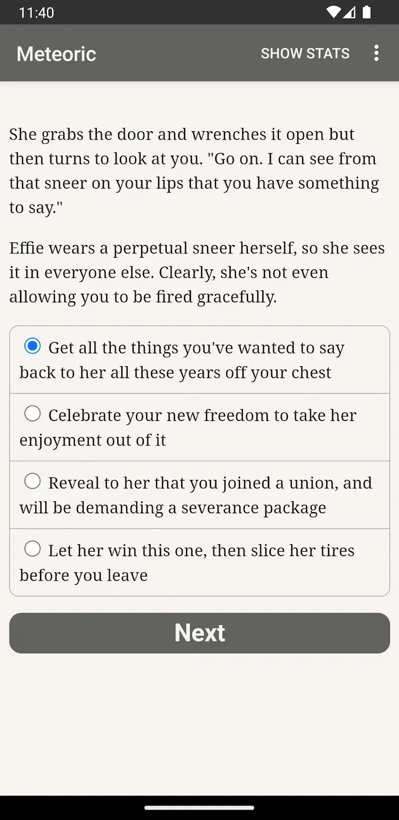 Meteoric - screenshot 1