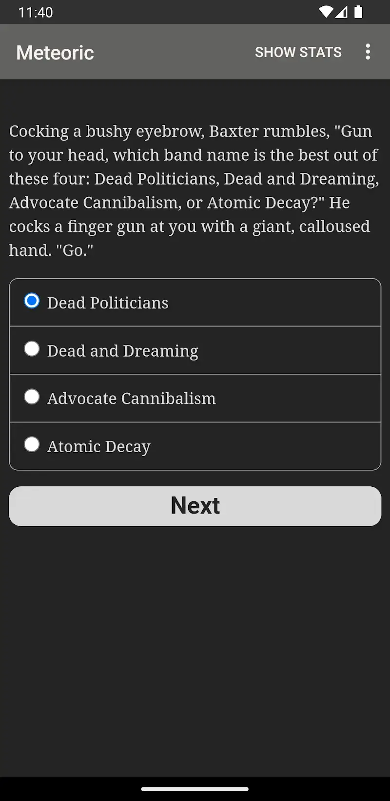 Meteoric - screenshot 2