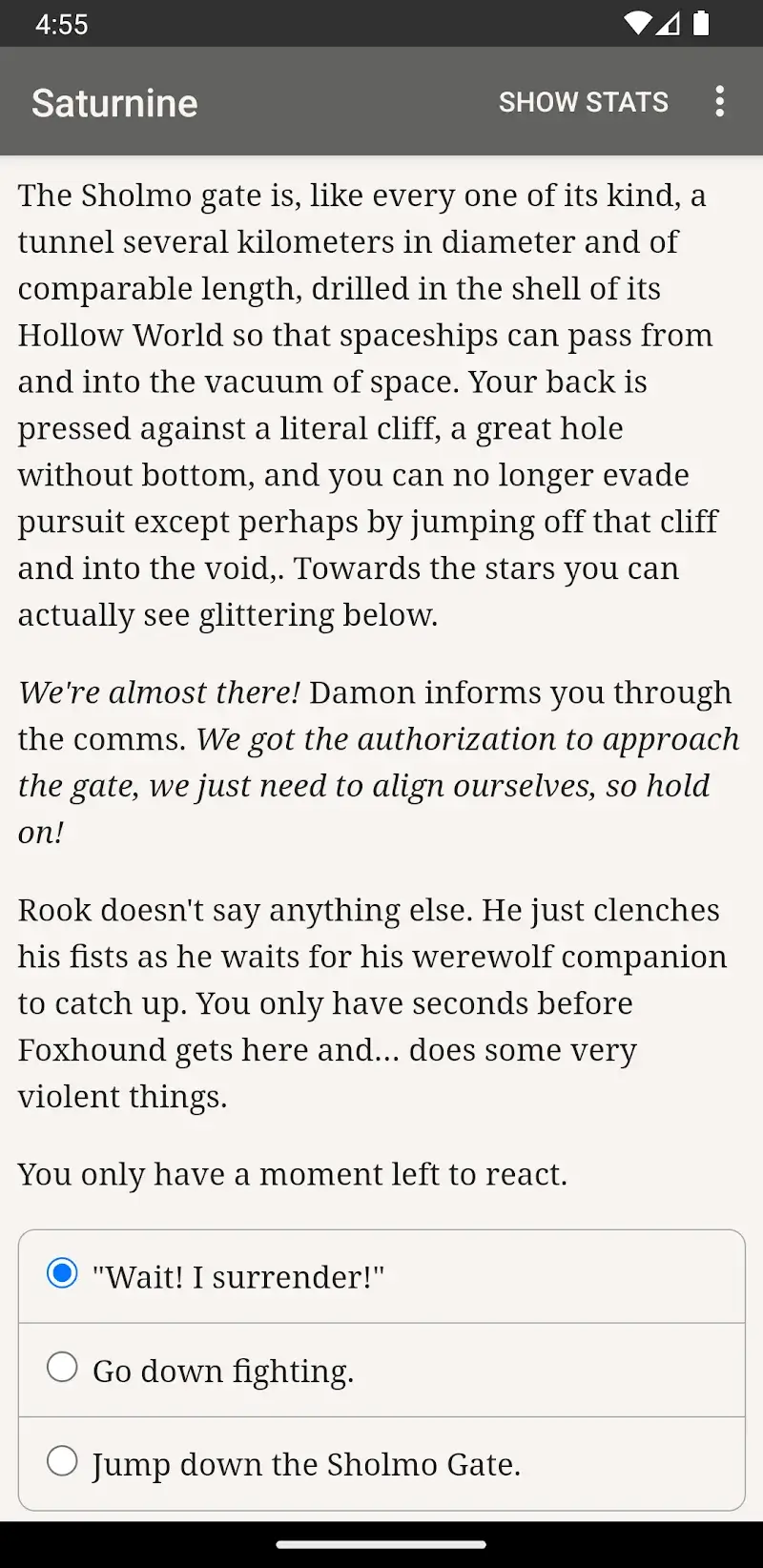 Saturnine - screenshot 1