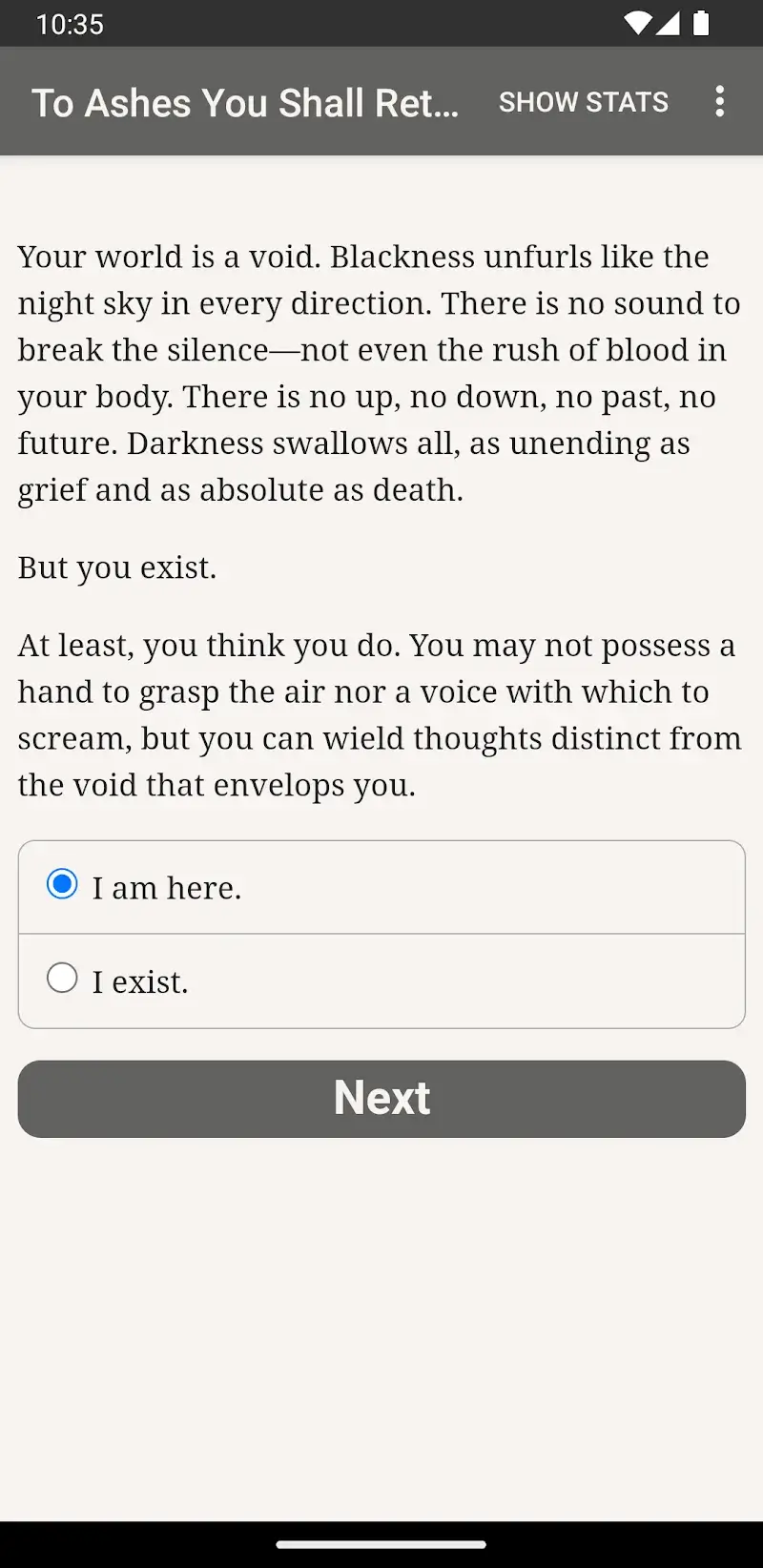 To Ashes You Shall Return - screenshot 1