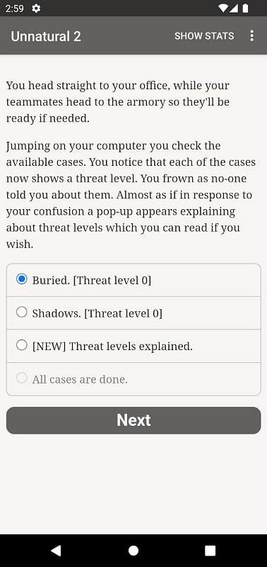 Unnatural Season Two APK - screenshot 1