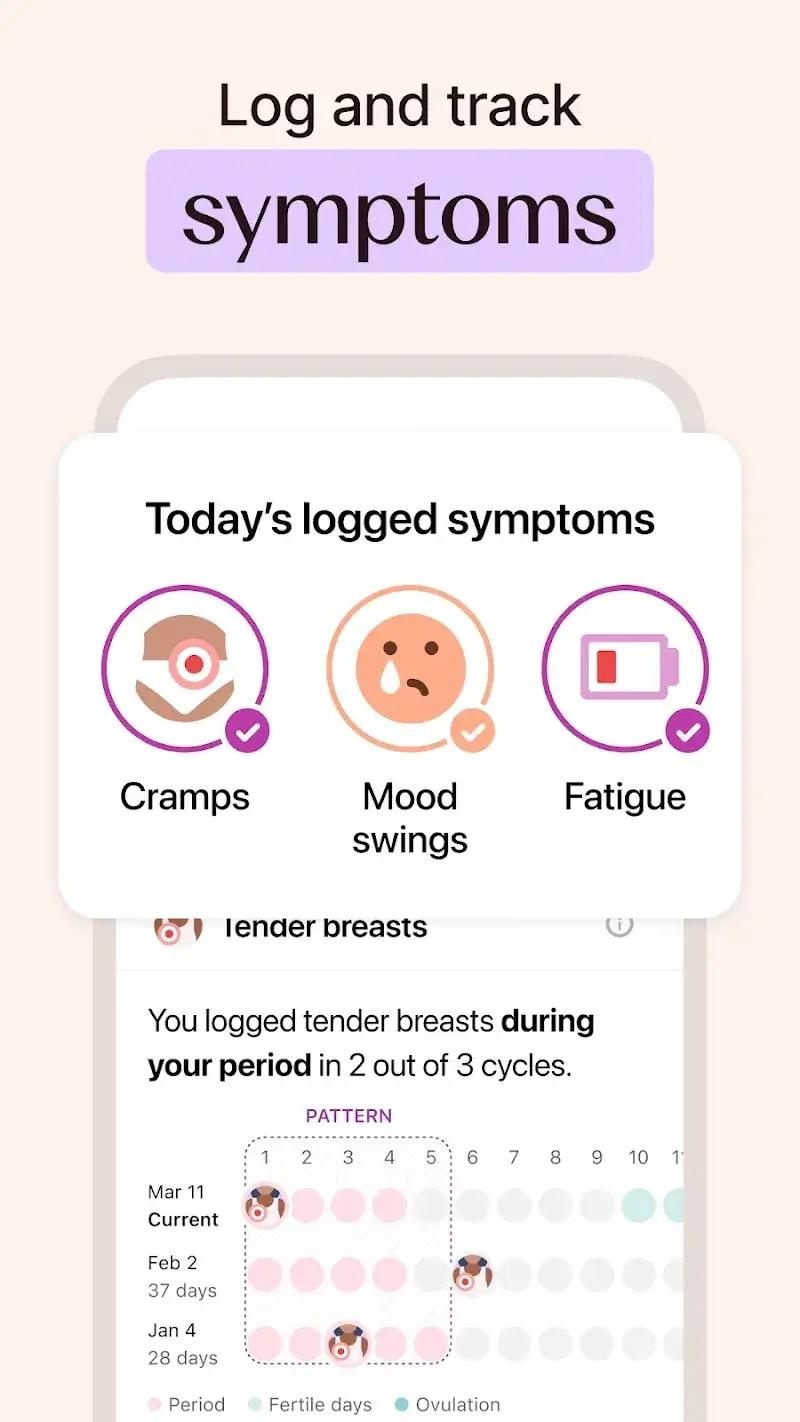 Period Tracker Flo, Pregnancy & Ovulation Calendar - screenshot 5