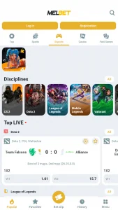 MelBet - screenshot 3