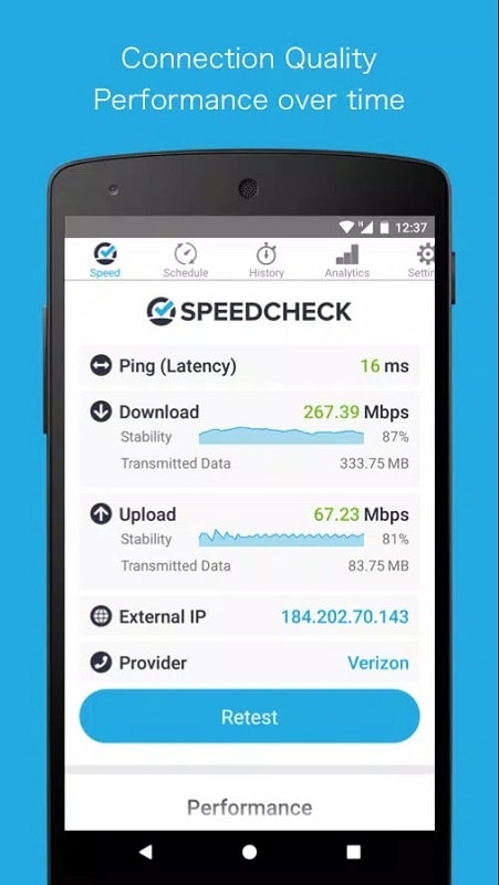 Simple Speedcheck APK - screenshot 3