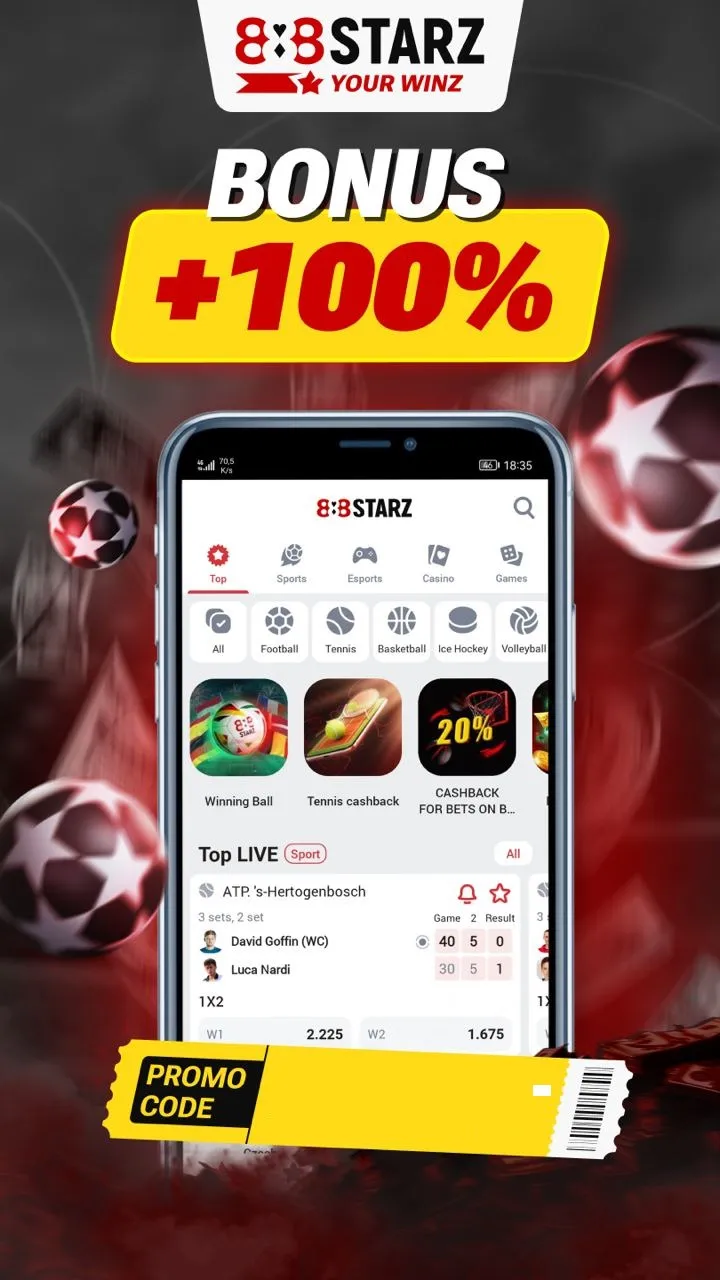 888Starz APK 27 (21981) (Latest) for Android - screenshot 1
