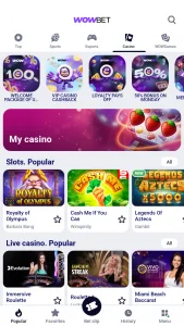 Wowbet - screenshot 7