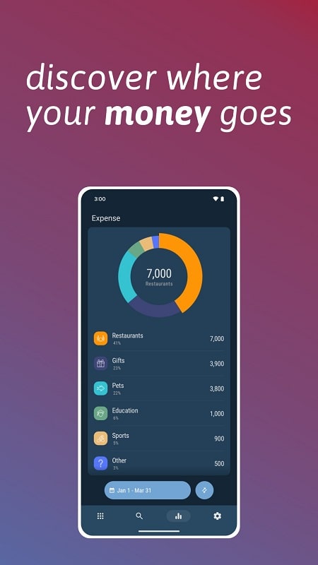 Just Expenses APK - screenshot 3