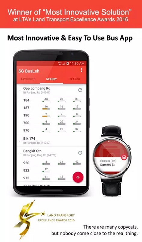 SG BusLeh Award Winning APK - screenshot 1