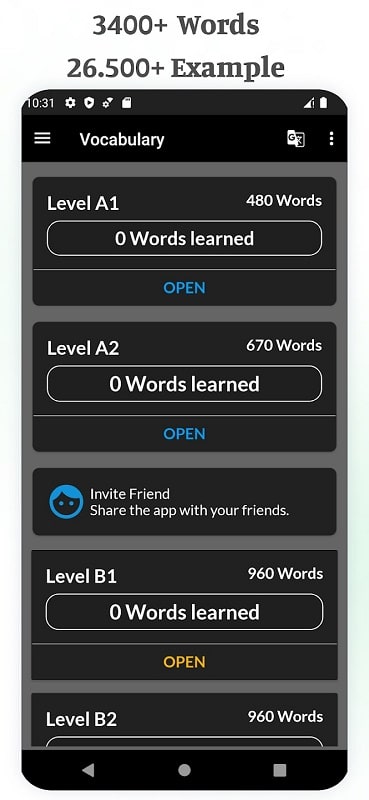 Oxford Vocabulary APK - screenshot 3
