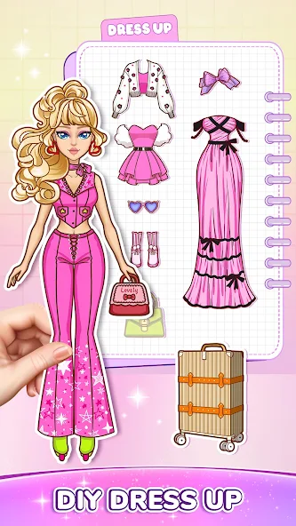 DIY Paper Doll Dress Up - screenshot 1