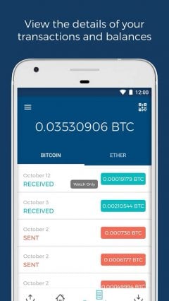 Blockchain Wallet. Bitcoin, Bitcoin Cash, Ethereum - screenshot 2
